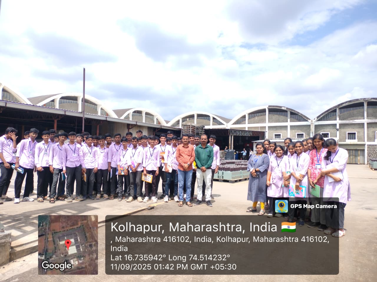 इंडस्ट्रियल व्हिजिट ‘श्रीम इलेक्ट्रिकल, जयसिंगपूर’