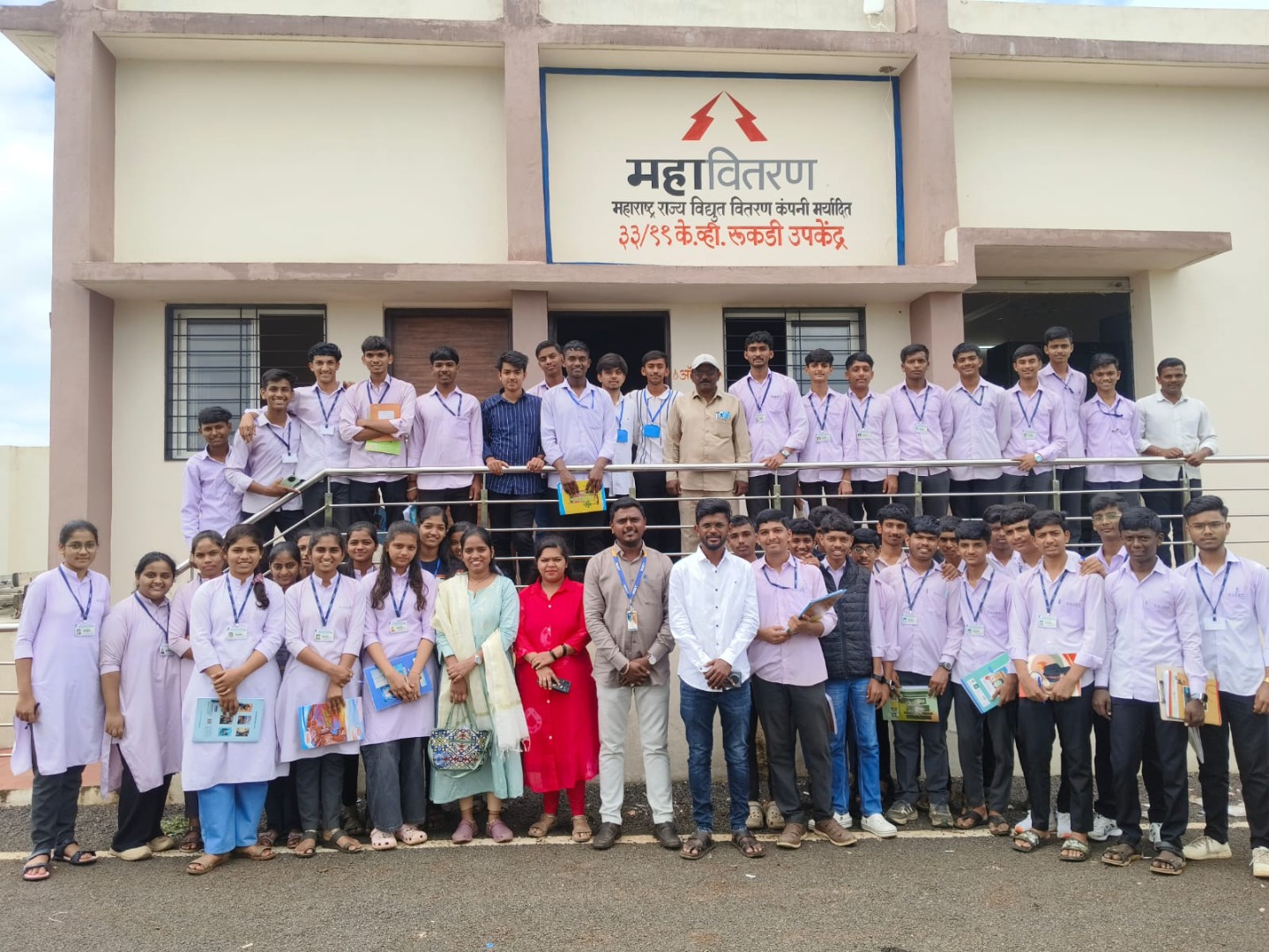 Industrial Visit at 33/11KV Rukadi substation